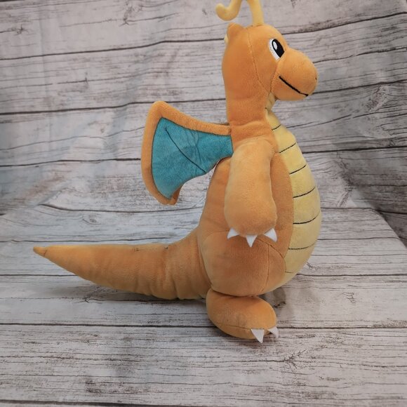 Build-A-Bear Pokémon Dragonite Plush Stuffed Animal Orange Cute Collectible - Picture 7 of 7